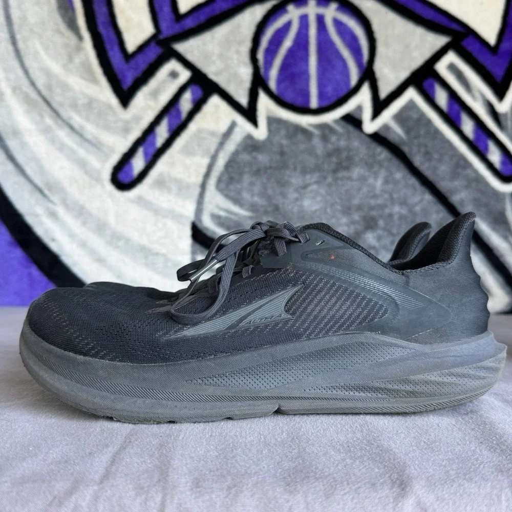 Size 11 - Altra Torin‎ 8 Running Shoes Black Gray Zero Drop Men's AL0A85QE000